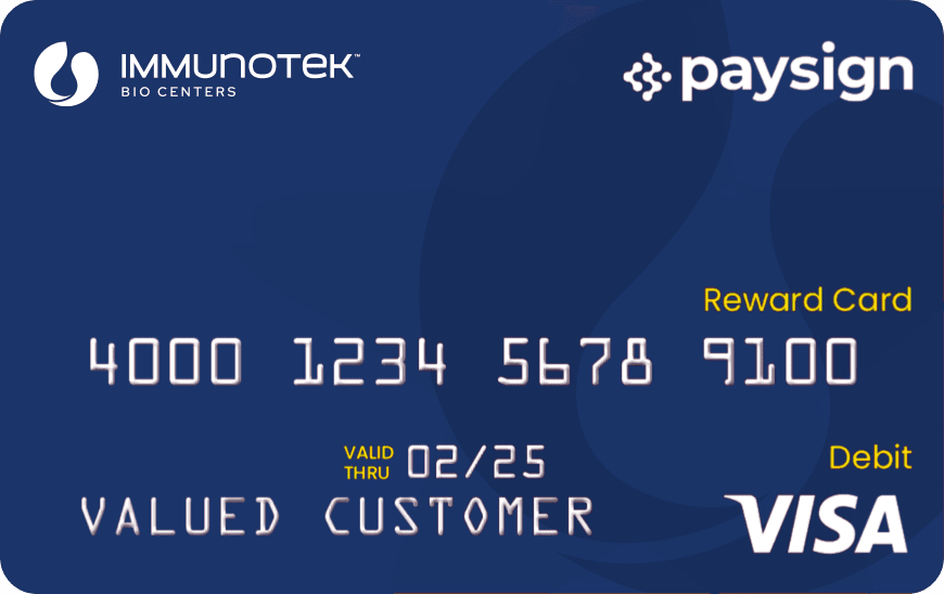 Immunotek Card Paysign